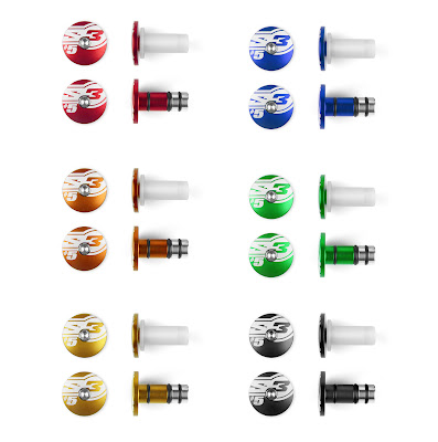 S3 Lenkerstopfer 5 ALU farbig eloxiert
