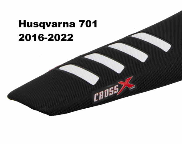 CROSS-X SITZBEZUG HUSQVARNA 701 SCHWARZ-WEISS
